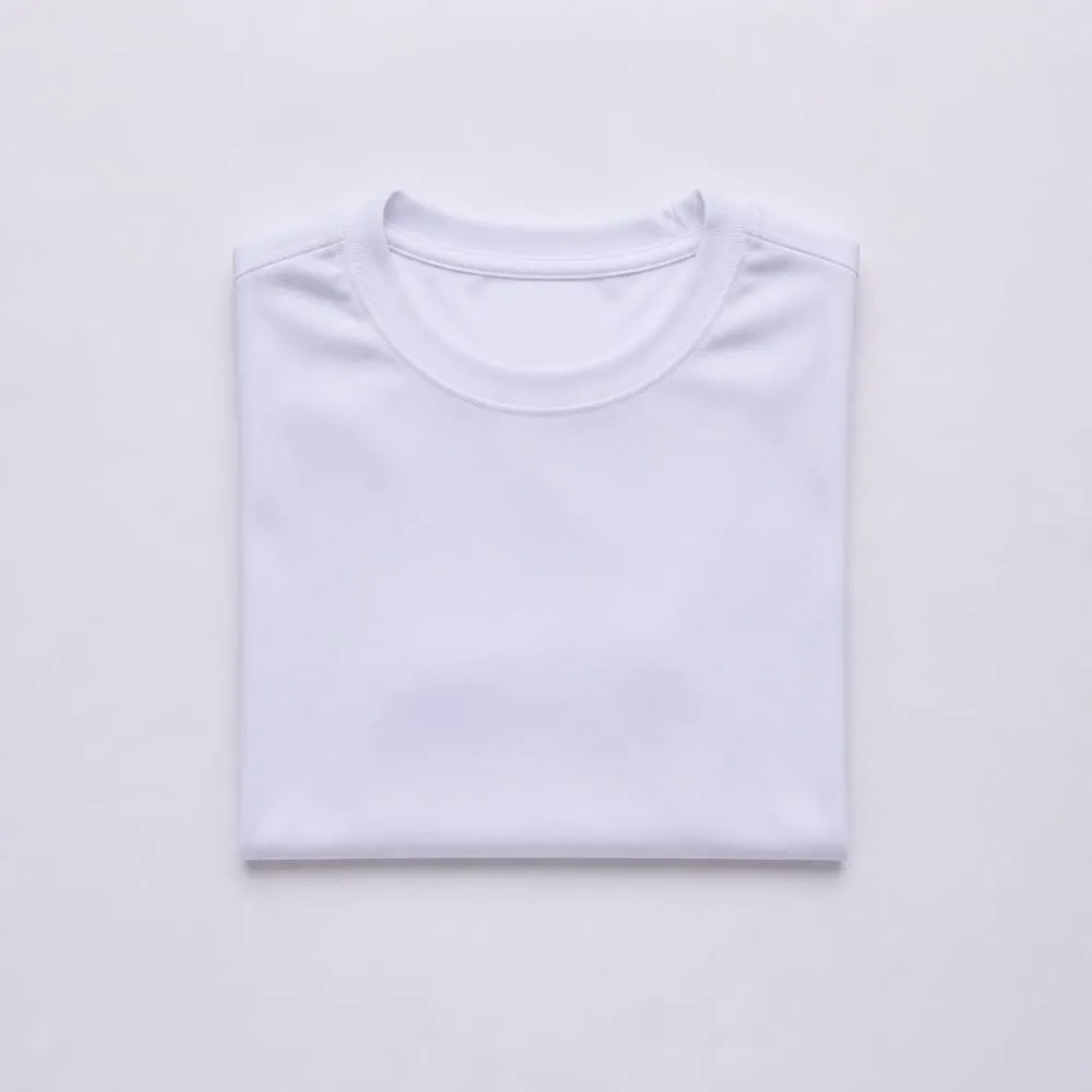 Camiseta deportiva de cuello redondo confeccionada por Angora Moda